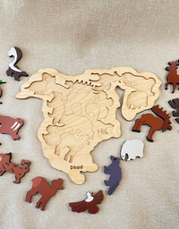 North American Wildlife Puzzle Set!
